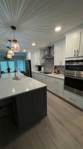 Where Modern Meets Bohemian: A Grey & White Kitchen Transformation