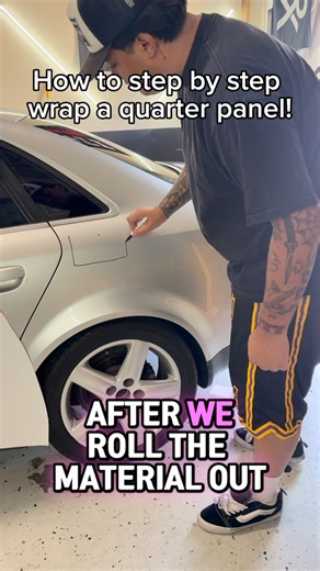 How to step by step wrap a quarter panel!!! | Aura Premium Vinyl Wrap
