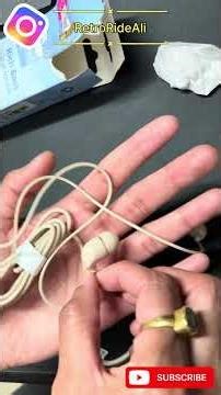 Philips Wired Earphones (TAE1159GD/00) with C-type Audio Jack in Gold Colour #unboxing #earphone