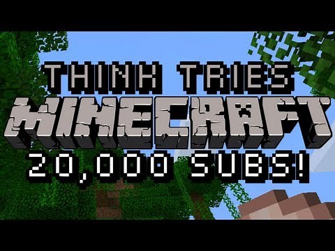 Thinknoodles TRIES to Play Minecraft - 20000 subs!