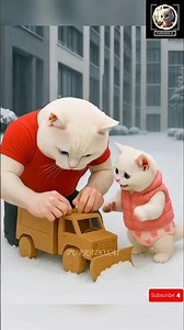 (04)Kitten was teased for playing with a cardboard snow-plow truck_ so # Coffin dance song cover