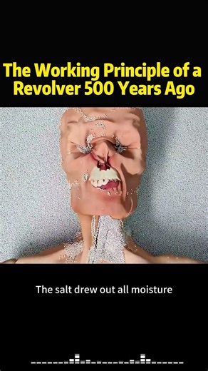 The Working Principle of a Revolver 500 Years Ago#knowledge #science