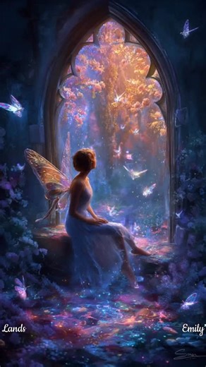 ✨ Somewhere between sunlight and dreams, the fairy sat still — listening to the whispers of the forest and the song of her own heart. 🌸🦋 What do you think of this video? 💛 Would you like to see more stories from this magical world? #emilyslands #fantasyworld #aivideo #aianimation #aiartcommunity #fantasyart #fairyvibes #digitalfairytale #aiillustration #magicalmoment | Emily's Land Ana Rotaru