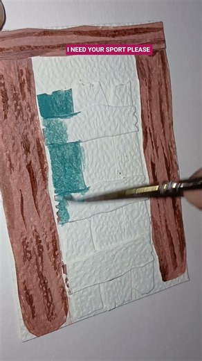 Learn to paint with acrylic for beginner 🎨 ☺️ | Acrylic Painting | #shorts #youtubeshorts