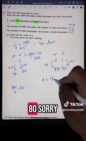 GCSE Edexcel Maths Paper 1: Solving Ratio Problems