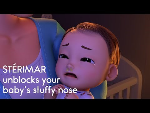 Stérimar Nose Hygiene Baby unblock your baby's nose with 100% natural sea-water based solution.