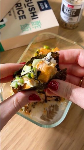 Everything Bagel Salmon Sushi Bake that’s high protein? Yes please 🔥#Shorts #MealPrep #HighProtein
