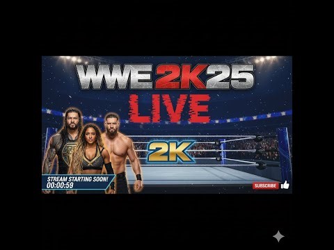 WWE 2K25 LIVE STREAM DHAMAL GAME PLAY || THE JISHNU TV ||