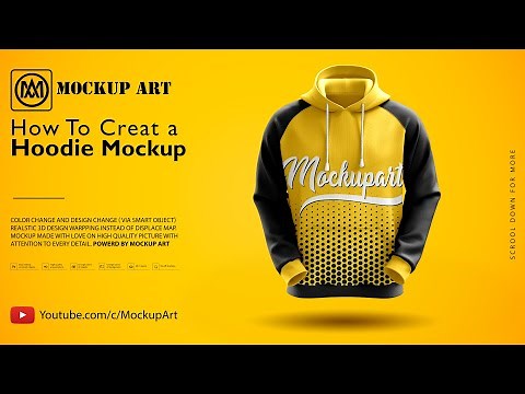 How to make a Hoodie Mockup | Photoshop Mockup Tutorial