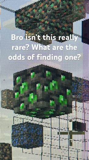 Deep slate emerald #minecraft