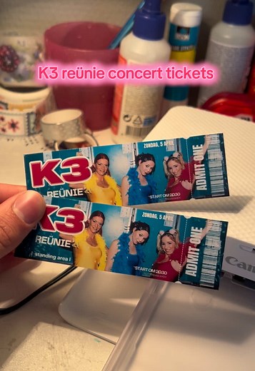 K3 Reünie Concert Tickets Zelf Maken
