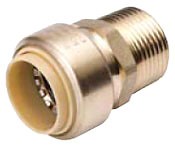 Push-Fit 3/4 inch Male Adapter