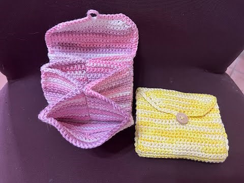 Tuto porte monnaie au crochet ‪@AlextitiaTutoCrochet‬