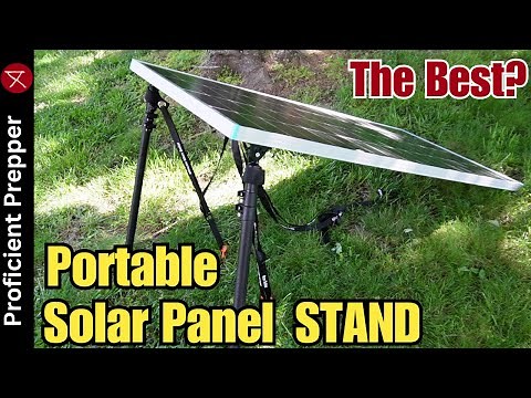 The BEST Portable Solar Panel Stand I've Seen!