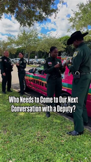 Join us for Conversation With a Deputy Pink Edition at Target. 💖 We will have our PBSO PINK Patrol Car on site for you to sign in honor of or in memory of someone you know! Wear your favorite pink outfit and enjoy coffee, pink donuts, and pastries. Let’s talk, support, and spread hope together! 📍10201 Hagen Ranch Rd, Boynton Beach, FL. ⏰ 10 AM - 12 PM | PBSO - Palm Beach County Sheriff's Office