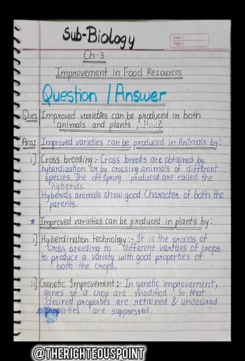 Class 9th biology Chapter 3 Question and Answers
