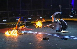 Death by fire. #BATTLEBOTS http://bit.ly/2gXaJgQ | Science Channel