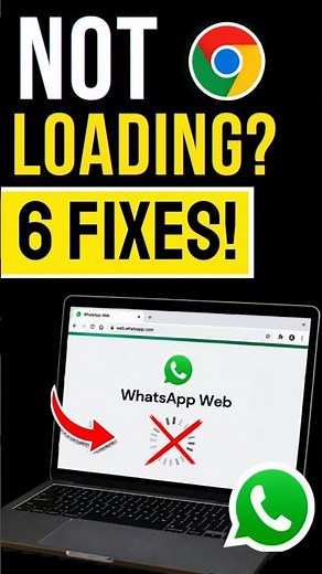 Fix WhatsApp Web Not Working on PC (2026) #shorts
