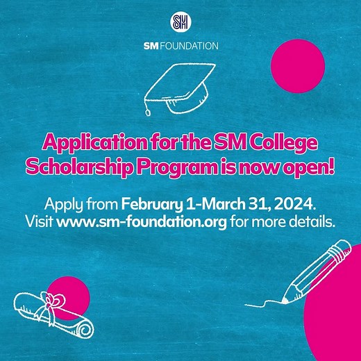 1.3K reactions · 836 shares | Ready to take the leap towards a brighter tomorrow?  The SM Foundation Scholarship application is finally here! The online application for incoming college freshmen is open from February 1-March 31, 2024. Visit www.sm-foundation.org for more details. #SpreadingSocialGood #SMScholar | SM Foundation, Inc. | Facebook