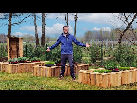 ORTO con BANCALI rialzato FAI DA TE con PALLET | Li COSTRUISCO con budget ZERO