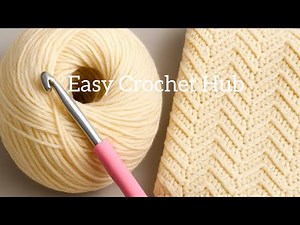 You’ve Never Seen This Before! 2-Row Crochet Stitch (Original Design)