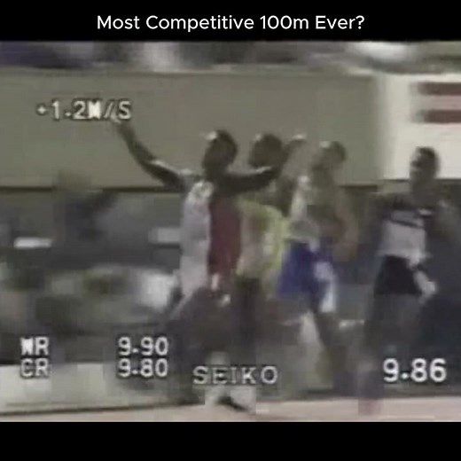 Most Competitive 100m Ever | Carl Lewis 9.86s Race (1991)