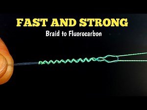 Alberto knot | How to tie braid to fluorocarbon fast and strong