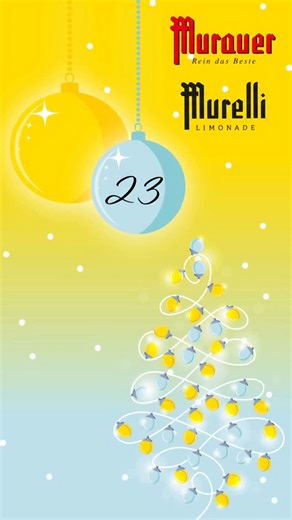 Murauer Bier on Instagram: "💛 Murauer Bier & Murelli Adventkalender – Tag 23 🩵 In den letzten Wochen haben wir euch einmal quer durch unser Sortiment geführt - heute wollen wir wissen: Welches Getränk steht bei dir zu Weihnachten auf dem Tisch? 🍺🍋🍸 Schreib uns dein Lieblingsgetränk in die Kommentare und gewinne eine Flaschenpost davon! 📦💛 So machst du mit: 🎁 Folge @murauer_bier und @murelli_limonade 🎁 Kommentiere dein Lieblingsgetränk 🎁 Like den Beitrag 🎁 Teile den Beitrag in der Stor