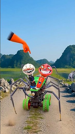 Choo Choo Charles Spider Upgrade Lego Monster #bakabricks #choochoocharles #mcqueen