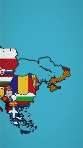 Medium Scale Ukraine #minecraft #map #flag #country #ukraine #history #europe