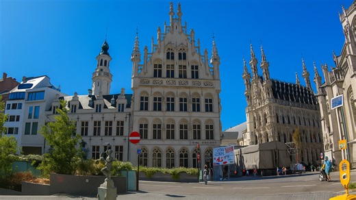 Centre historique de Louvain en Belgique