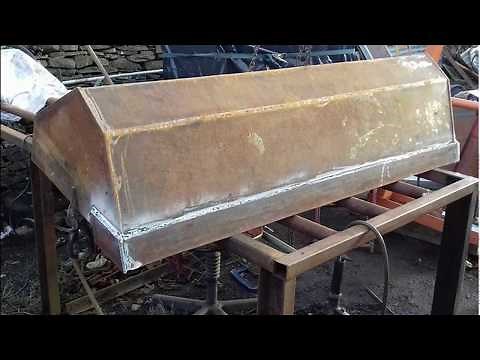 How to build a tractor bucket, part 2