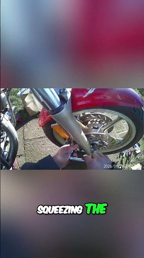 Fix Your Motorcycle Brakes: Easy DIY Guide #shorts