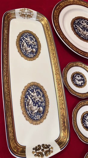 Antiquités et objets rares on Instagram: "Service classique Limoges &Venetian Lagoon fait main✍️"