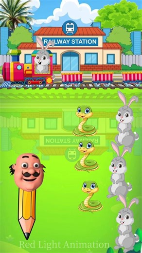 কোথায় আমার বাচ্চারা। Red Light Animation. #rupkothargolpo #cartoon