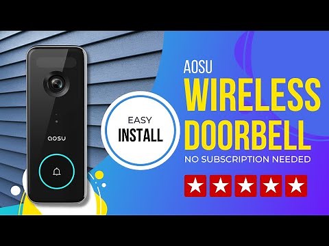 AOSU Wireless Doorbell Video Camera Review: Enhancing Home Security