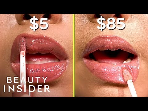 $5 vs. $85 Lip Gloss | How Much Should I Spend? | Beauty Insider
