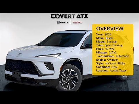 New 2025 Buick Enclave for Sale in Austin, Texas — Car Under $47,980!