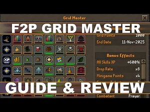 F2P Grid Master Guide & Thoughts On Event Rewards | OSRS