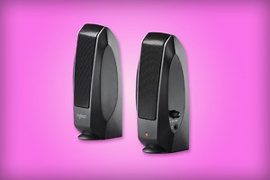 Bocinas para laptop Logitech S120 por solo 199 pesos en Amazon México: sonido estéreo 2.0, control de volumen y jack de audífonos