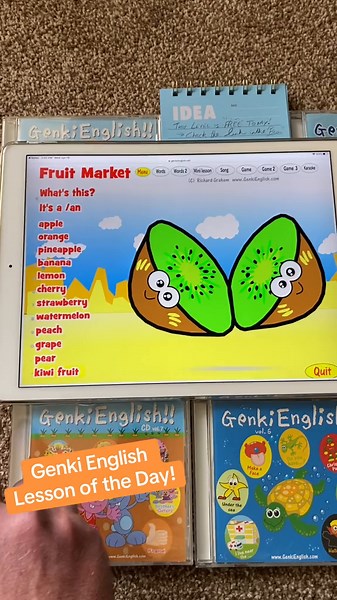 Genki English: Fruit Market Vocabulary Lesson