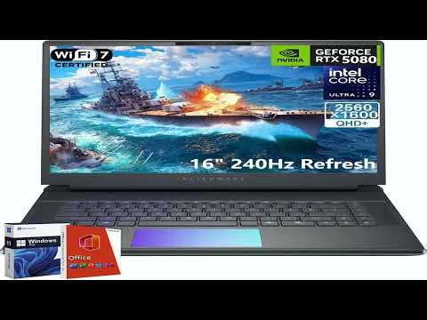 Review: Alienware 16 Area-51 Gaming Laptop (2025) | NVIDIA RTX 5080 16GB GDDR7, Intel Ultra 9 275HX