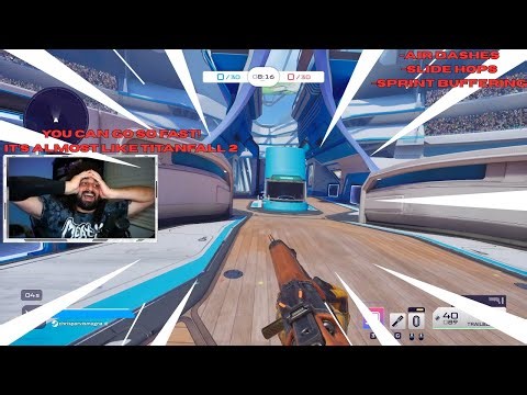 Out Of Portal Movement Tech in Splitgate 2. Air Dashes, Slide Hops and Sprint Buffering!
