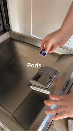 If your pods aren’t fully dissolving… they’re not fully cleaning. 😬⁠ Nellie’s Dishwasher Cubes = no sludge, no clogs, no plastic 🚫 just sparkling dishes every time. ✨ | Nellie's