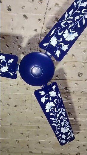 ✨The End is So Satisfying✨40 years old ceiling fan painting #homedecor#ceilingfan#oldceilingfan#diy