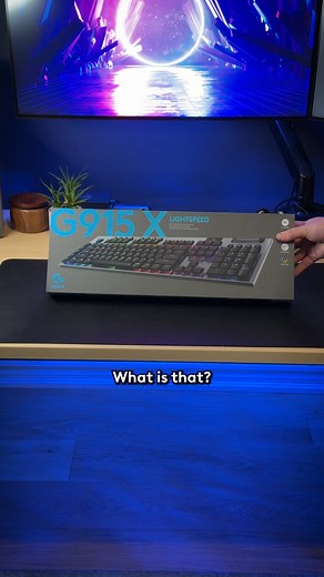 From box to obsession 😍 #Unboxing #LIGHTSPEED #G915X #LogitechG