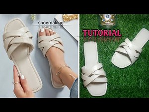 How to make this classic female slippers #shoemaking #beginners