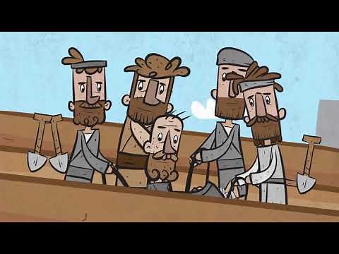The Bible Story when Jesus Healed a Paralyzed Man. (Animation)