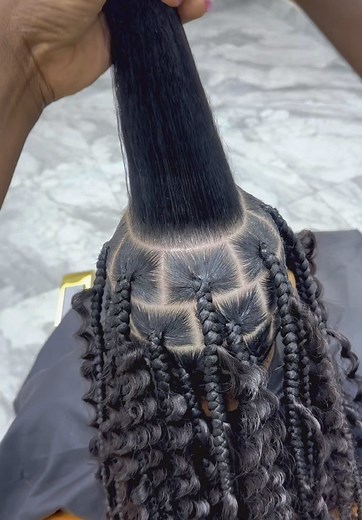 Large Boho Knotless Braids for Stunning Hairstyles