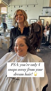 Yes, you read that right! ✨ You’re only 4 snaps away from the hair of your dreams! 💁‍♀️💕 Our toppers are easy to wear, completely customizable, and designed to give you instant confidence.🙌🏼 We have 3 ways to help you find your perfect match: 💻 Comment CONSULT for a free online consultation 📍 Comment TOUR for our full tour schedule & purchase link 🏡 Call 864-768-2575 to visit our home salon Your dream hair is just a few snaps away! 🤩 | The Lauren Ashtyn Collection